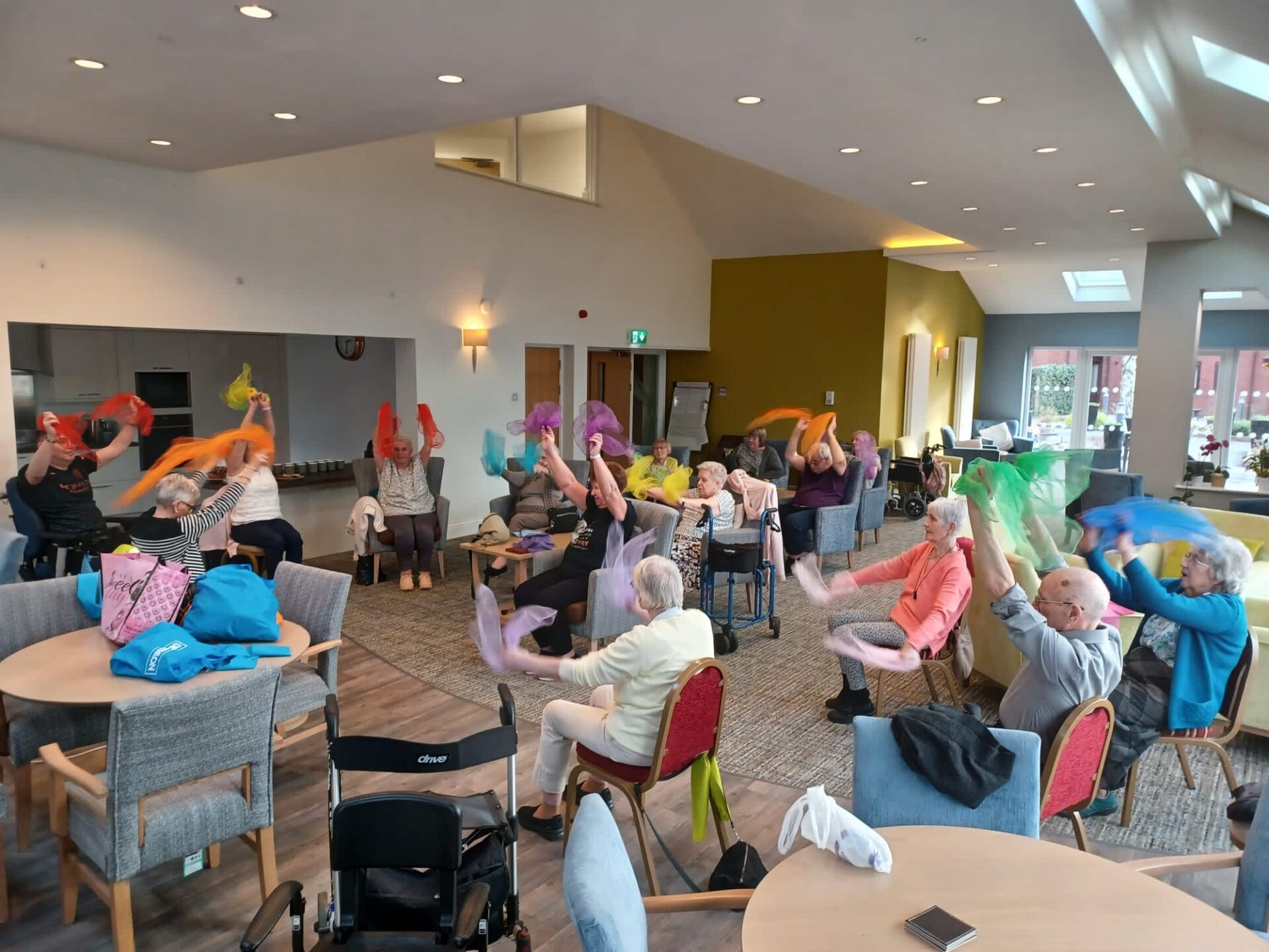 Residents Get Moving with Tai Chi and Armchair Exercises